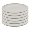 Set de platos planos 15cm, 6-pzs, cer&aacute;mica, blanco trufa, small 1