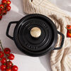 La Cocotte, 16 cm round Cast iron Cocotte black, small 4