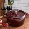La Cocotte, 24 cm round Cast iron Cocotte grenadine-red, small 2