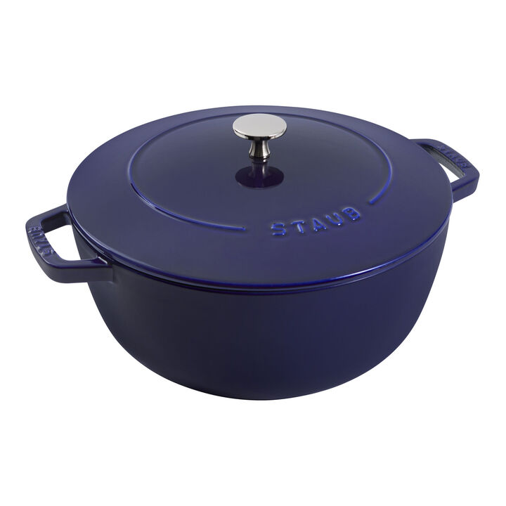 Cast Iron, 5.25 qt, Essential French Oven, dark blue, large 1