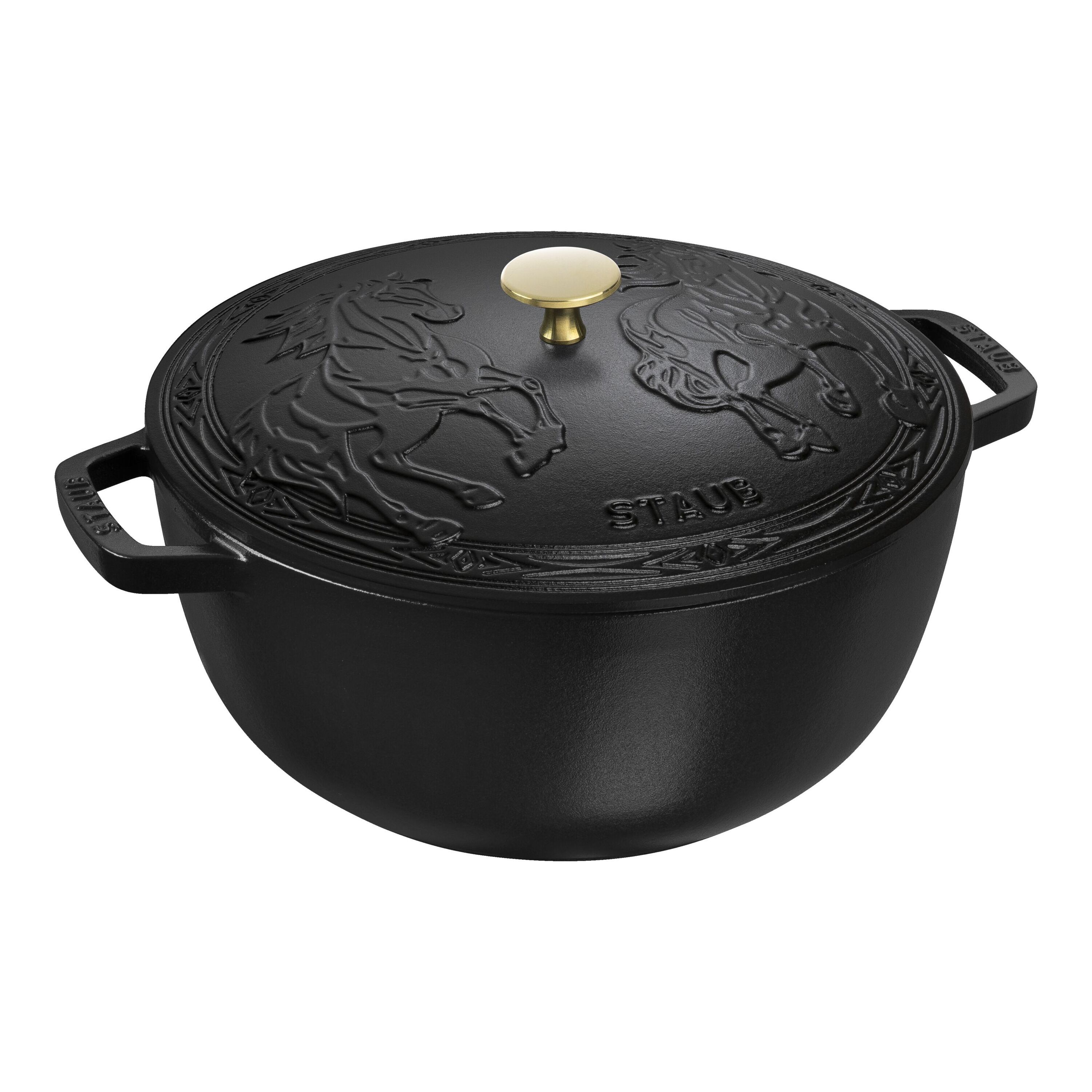 ストウブ　staub　ワナベ　WA-NABE 24cm ブラック　両手鍋 Wa-NABE (ワナベ)| 鋳物ホーロー鍋| ストウブ(STAUB)公式通販