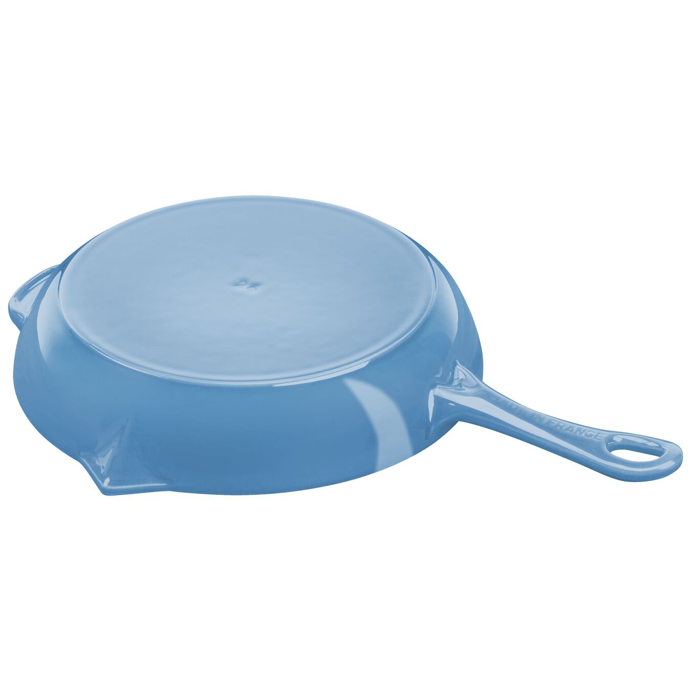 26 cm / 10 inch cast iron Frying pan, ice-blue,,large 2