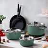 Pure, 8-pc Stainless Steel Cookware Set, Green, small 2