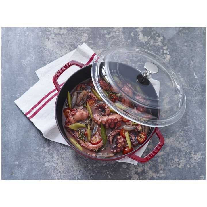 Cast Iron - Accessories, 11-inch Glass Domed Lid, large 4