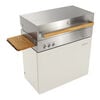 Flammkraft Model D, Gas grill, ivory-white, small 6