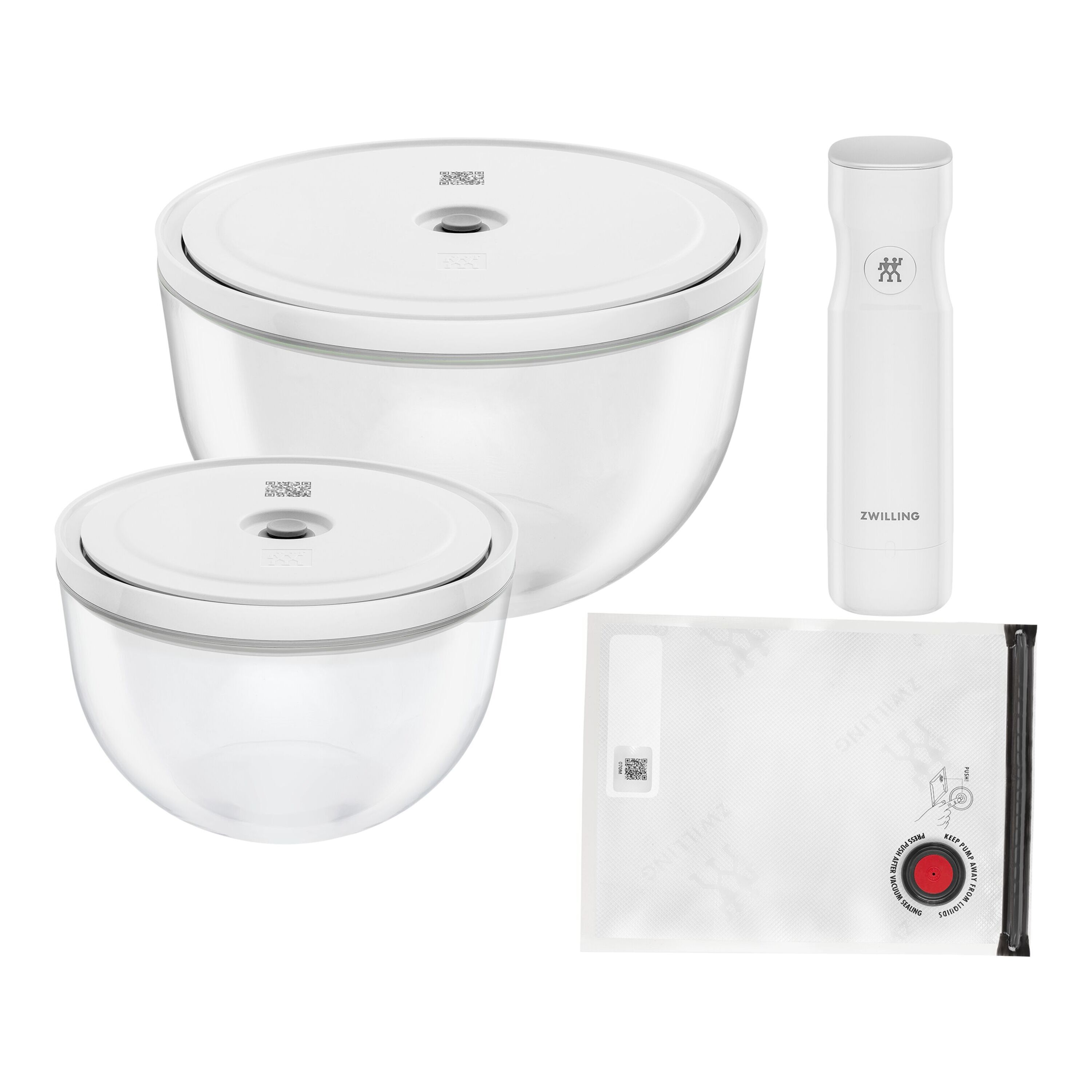 ZWILLING FRESH & SAVE Bowls Vacuümkommen startset, glas - FRESH & SAVE Bowls - ZWILLING