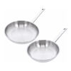 Classico 3, Set de po&ecirc;les &agrave; frire inox, 24 et 28 cm, small 1