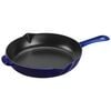 Pans, 26 cm / 10 inch cast iron Frying pan, dark-blue, small 1