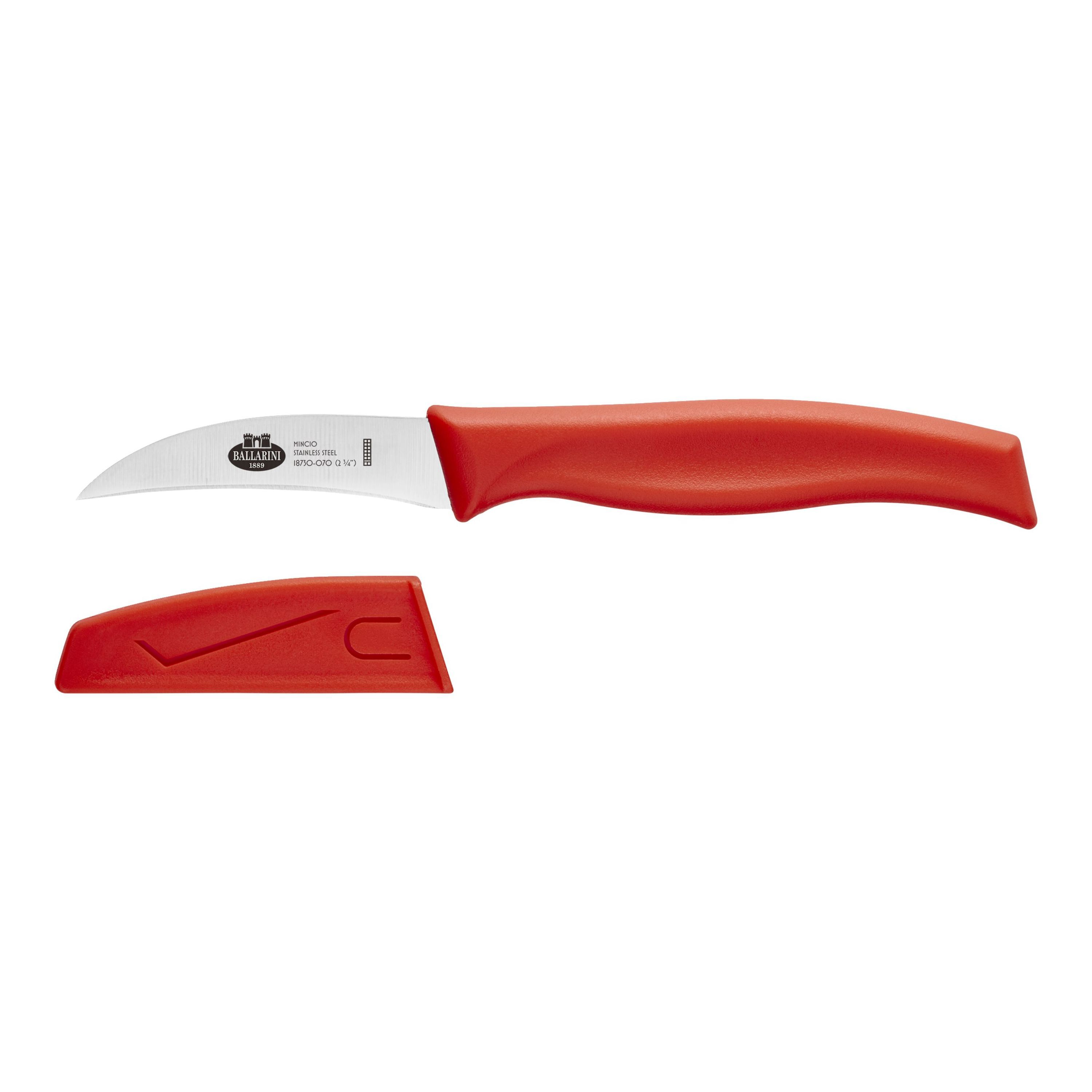BALLARINI Mincio Couteau à éplucher 7 cm, Rouge
