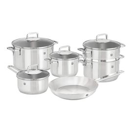 ZWILLING Quadro, 10 Piece 18/10 Stainless Steel Cookware set