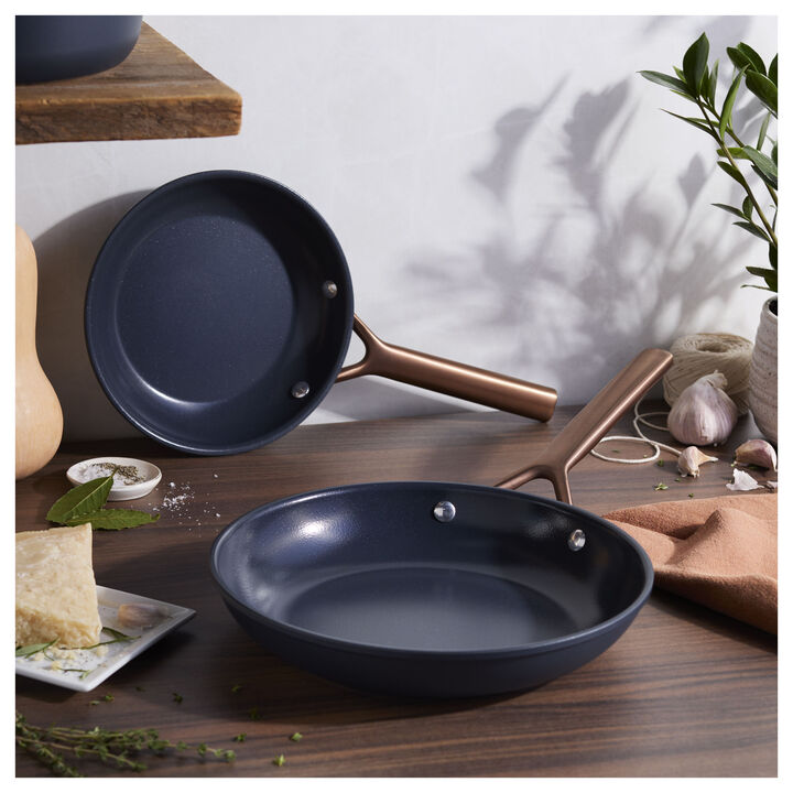 Milano, 2-pc, Aluminum, Non-stick, Frying Pan Set, large 2