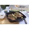 Grill Pans, 28 cm square Cast iron Grill pan black, small 3