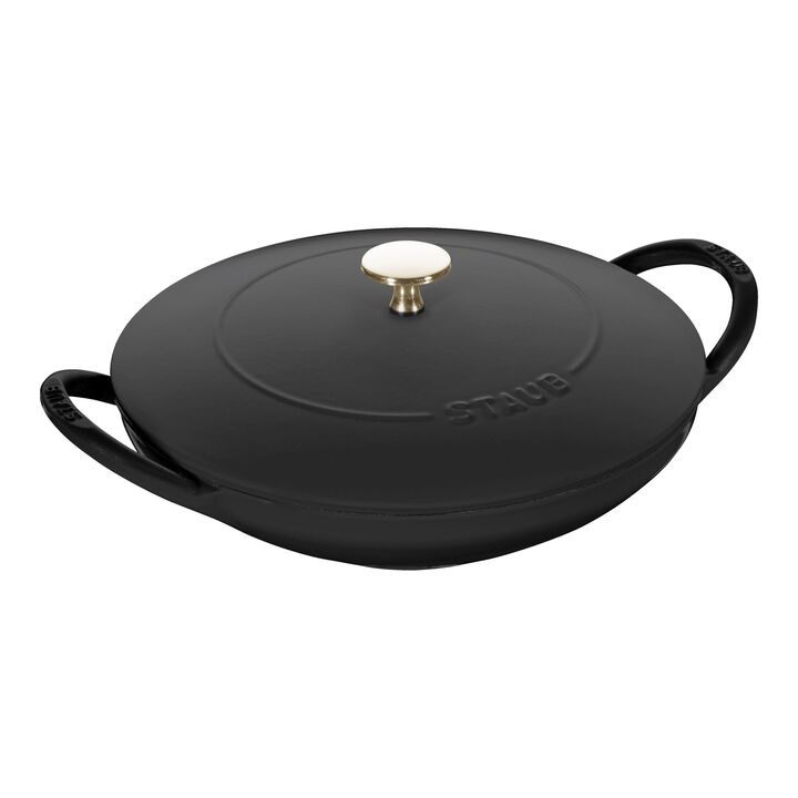 Specialities, 24 cm Cast iron Wok black, large 1