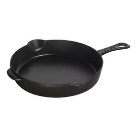 Staub Pans, 28 cm / 11 inch cast iron Frying pan, black - Visual Imperfections