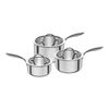 Glace, 3-pcs Stainless steel Pot set silver, small 1