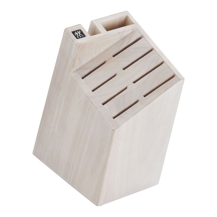 Storage, Acacia, Pro Knife Block Empty White Color, large 1