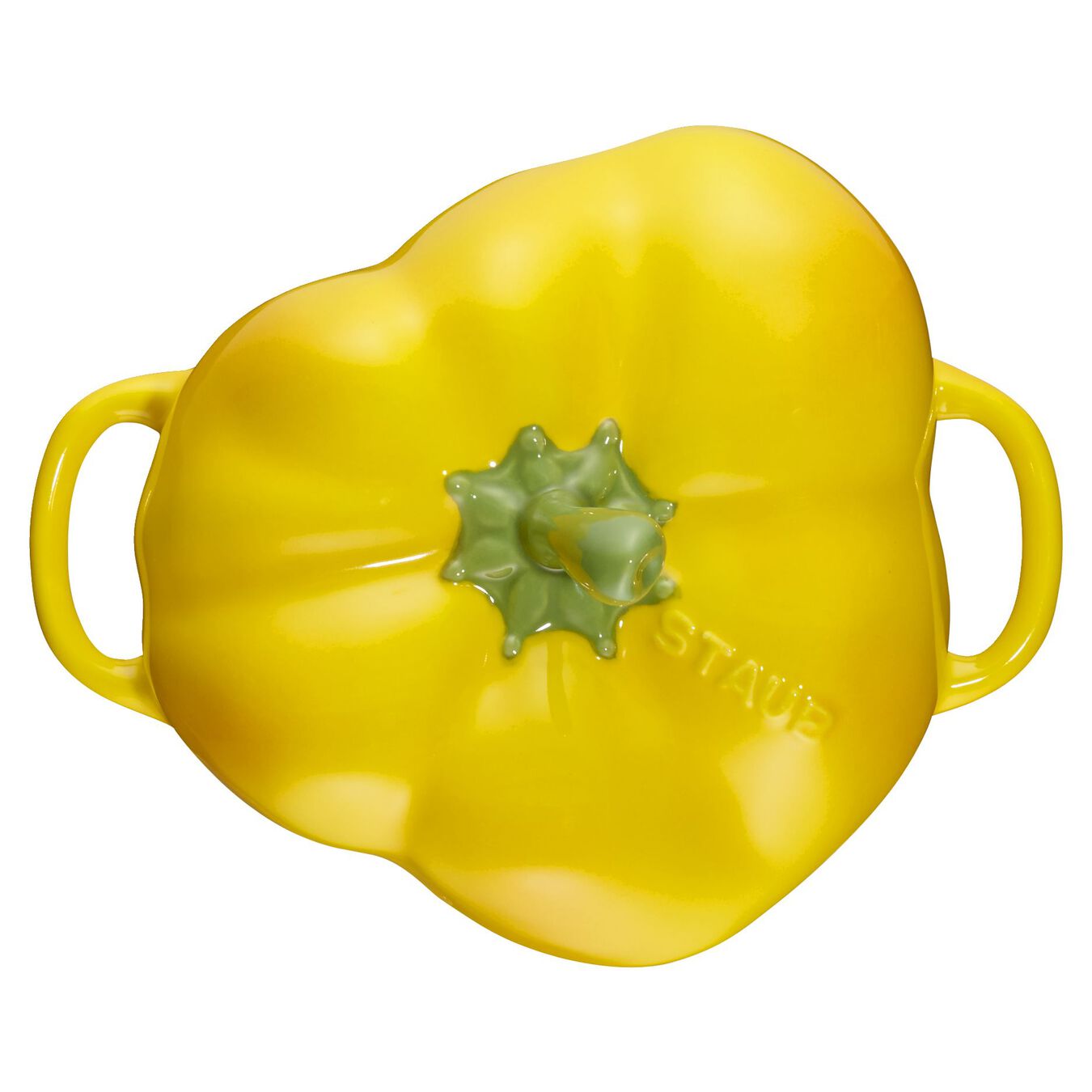 450 ml ceramic pepper Cocotte, yellow,,large 5