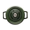 鋳物ホーロー鍋, ピコ・ココット 20 cm, ラウンド, バジルグリーン, 鋳鉄, small 2