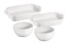 Ceramique, 4 Piece Bakeware set, white, small 1