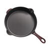 28 cm / 11 inch cast iron Frying pan, grenadine-red - Visual Imperfections,,large