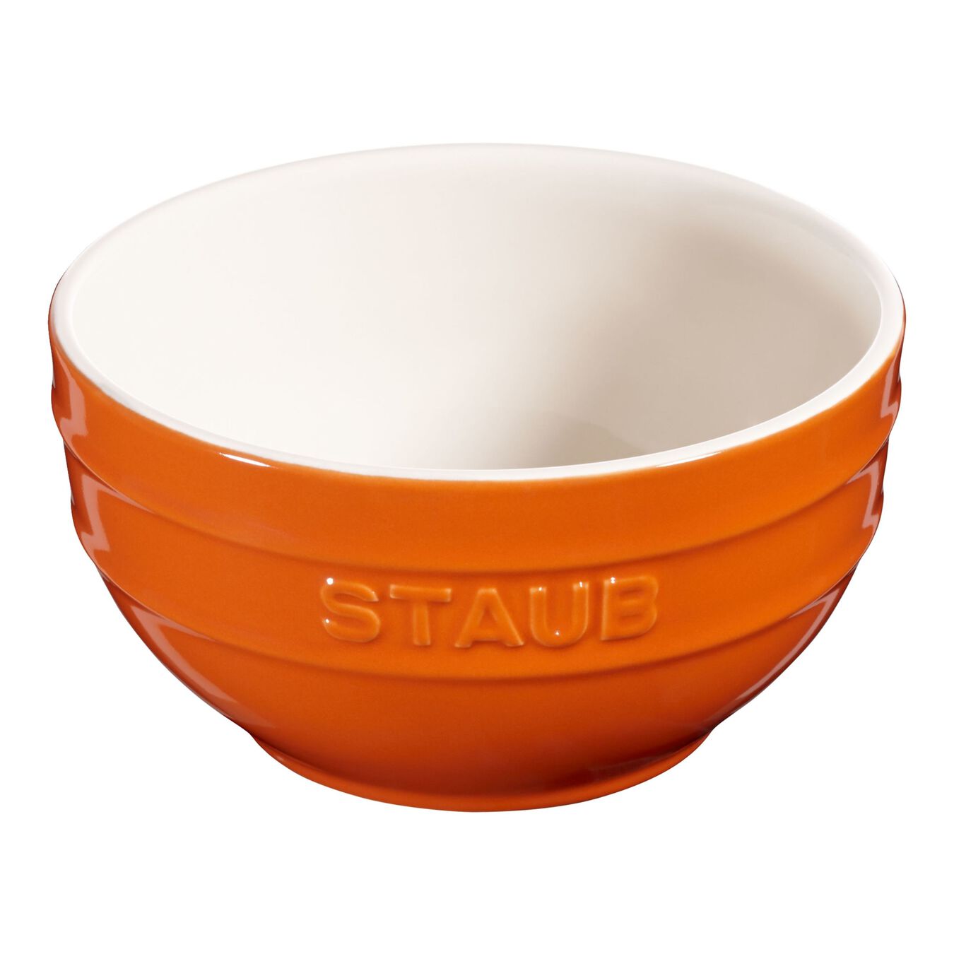 Schüssel 14 cm, Keramik, Orange,,large 1