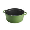 Cast Iron, 5.5 qt, Round, Cocotte, Pistachio, small 4