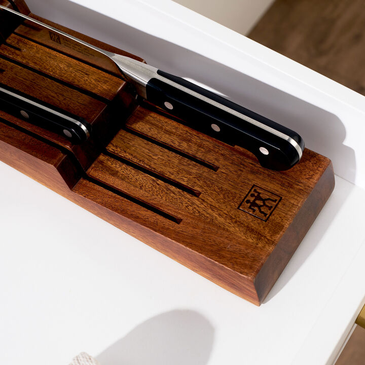 Storage, Acacia, In-drawer Knife Organizer, large 3