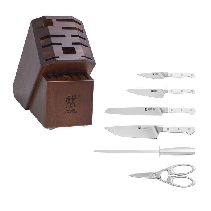 Pro le blanc, 7-pc, Block Set with Acacia Block, acacia, large 3