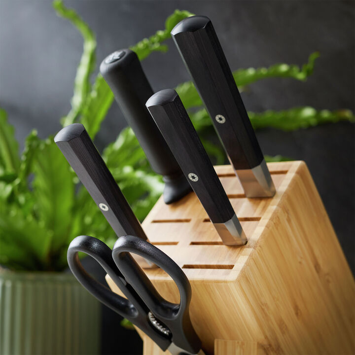 KOH 4000FC, 7-pc, Knife block set, brown, large 3
