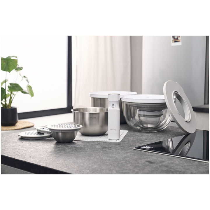 FRESH & SAVE BOWLS M/L GLASS & STAINLESS STEEL STARTER SET, large 2