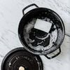 Cast Iron, 4 qt, Round, Dutch Oven, Black Matte, small 3