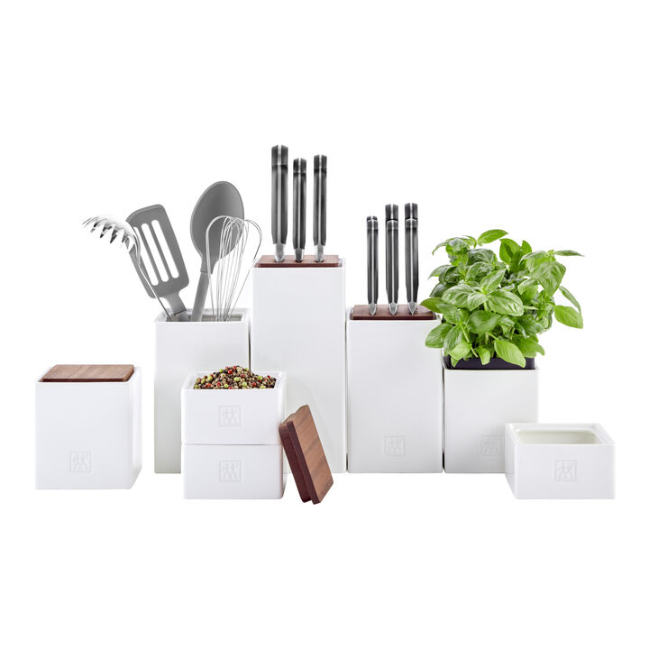 Ceramic Storage, 1.5 qt, Ceramic, Large Box With Knife Lid  , large 3