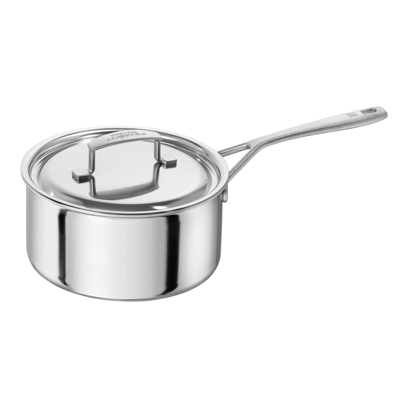 2.75 l 18/10 Stainless Steel round Sauce pan with lid, silver,,large 1