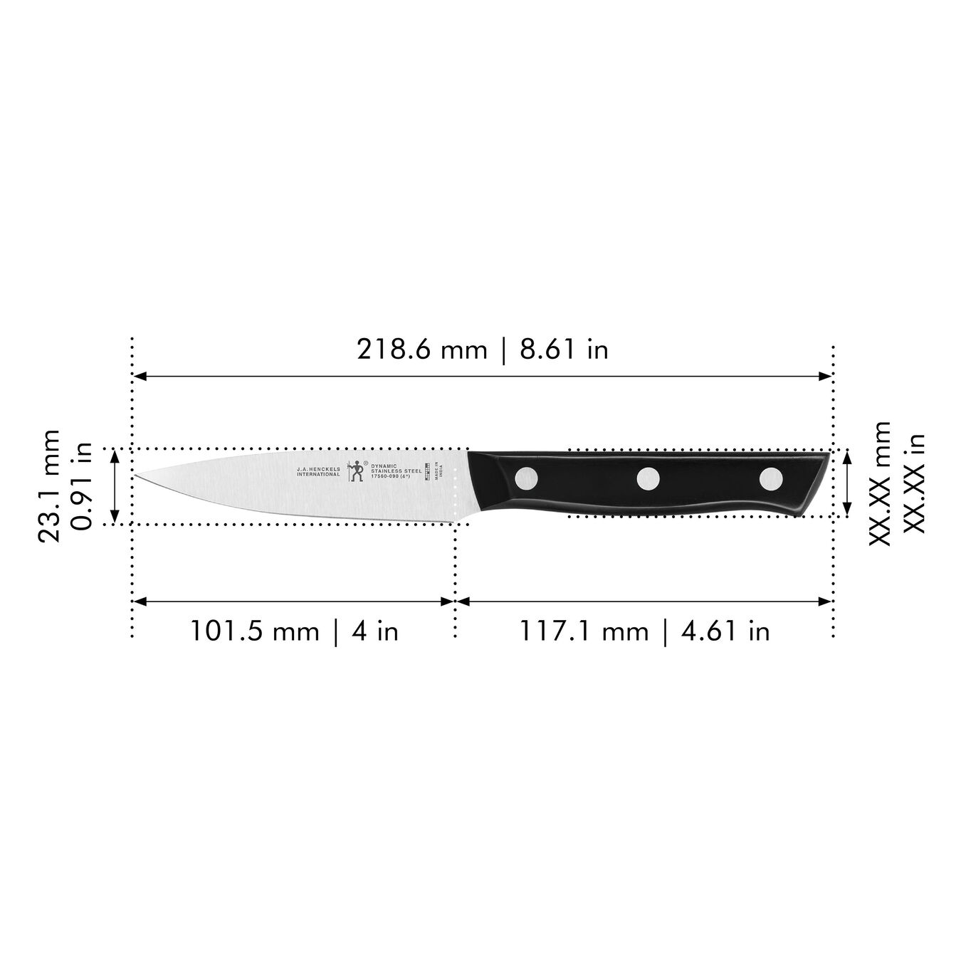 3.5 inch Paring knife,,large 2