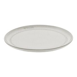 Staub Dining Line, 22 cm Ceramic Plate flat white truffle