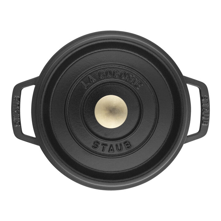 グランドココット, グランドココット 20 cm, ラウンド, ブラック, 鋳鉄, large 4