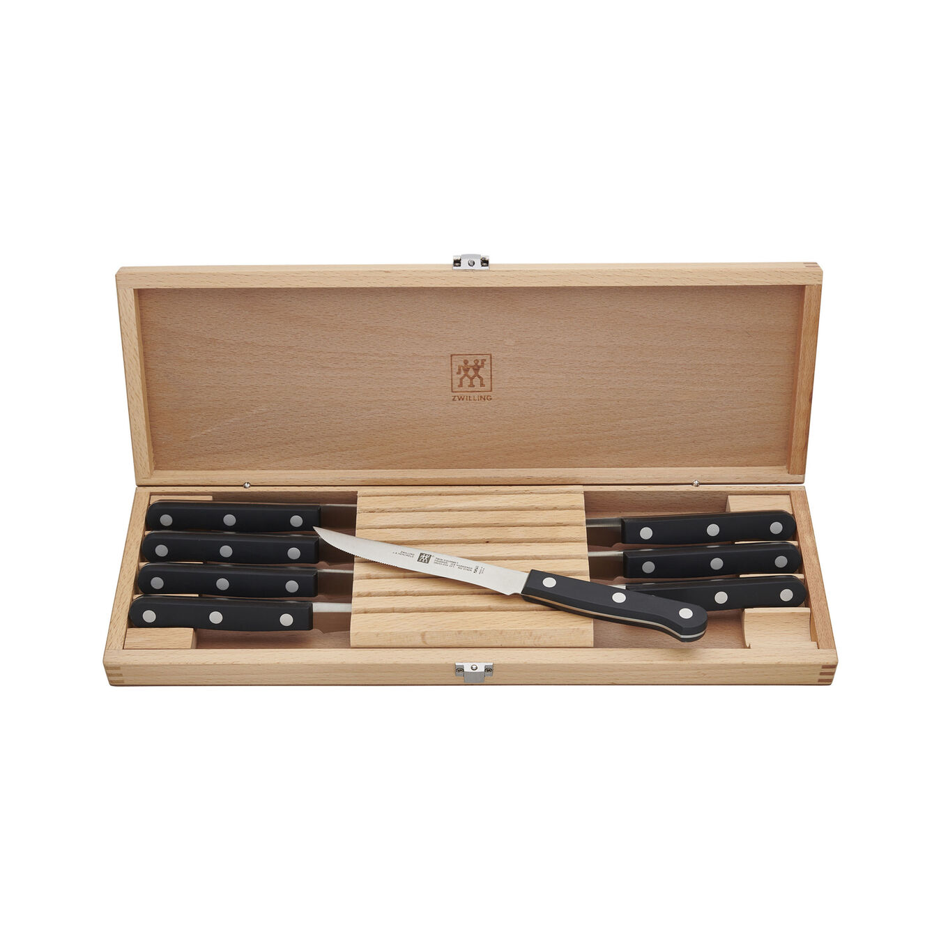 8-pc, Steak Knife Set with Wood Presentation Case,,large 1