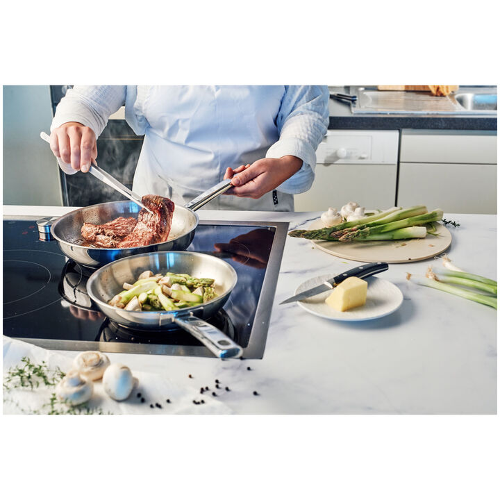 Classico 3, Bakpannenset RVS, 24 en 28 cm, large 3