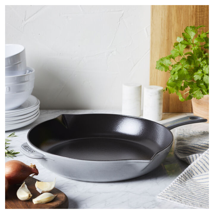 Cast Iron, 10-inch, Fry Pan, Graphite Grey, large 3