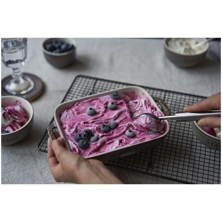 Ceramique, Set de bandejas de horno S/M/L 3-pzs, Gris antiguo, large 3