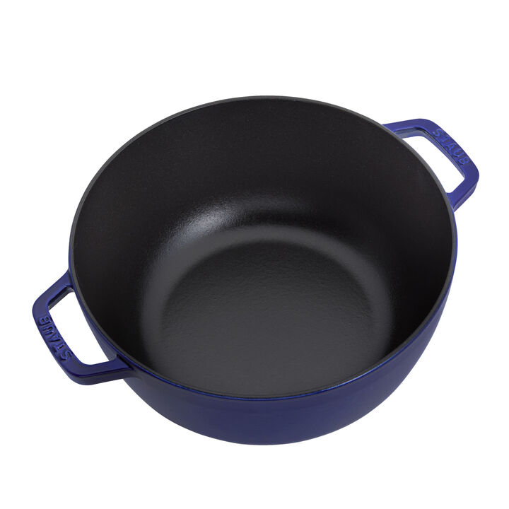 Cast Iron, 5.25 qt, Essential French Oven, dark blue, large 4