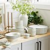 Cast Iron, 6 qt, Wide Oval French Oven, White Truffle, small 4