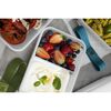 Fresh & Save, Set de lunch box sous vide, 3 pi&egrave;ces / L plate, blanc-gris, plastique, small 7