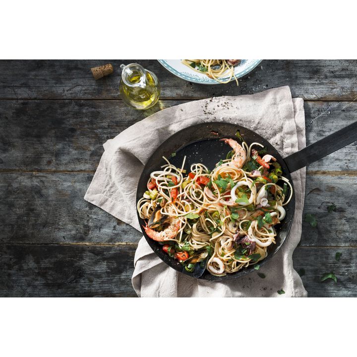 Professionale 3000, Poêle 20 cm, Acier au carbone, large 2