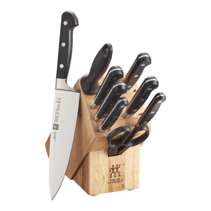 Professional S, 10-pc, Knife block set, natural, large 3