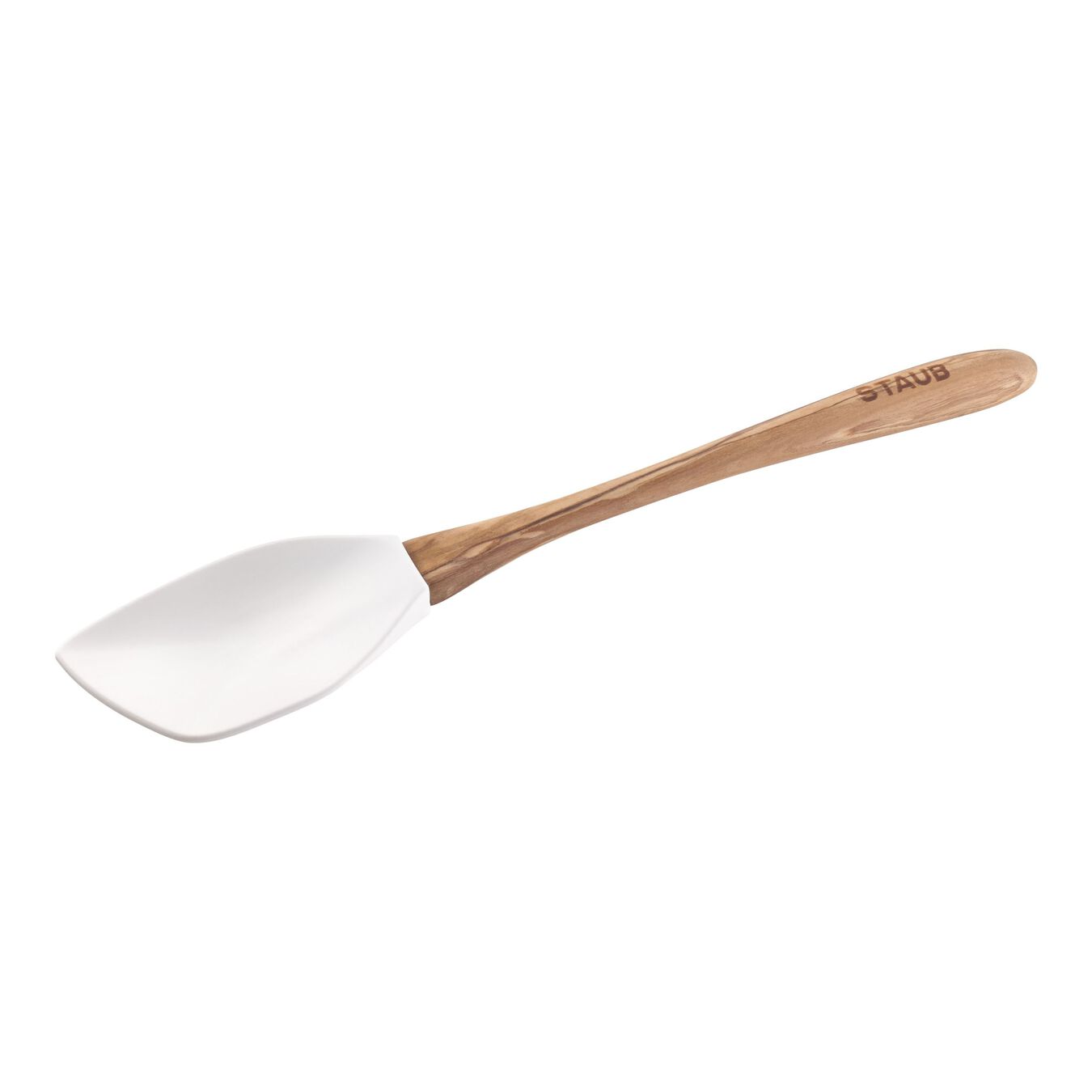 30 cm silicone Cooking spoon, white,,large 1