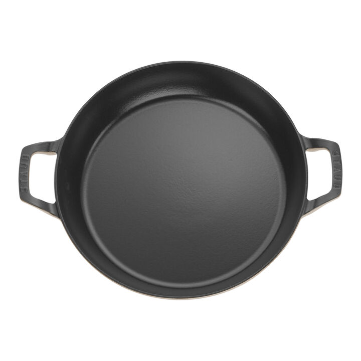 Cast Iron, 3.5 l cast iron round Heritage Braiser/Sauté Pan, sage, large 3