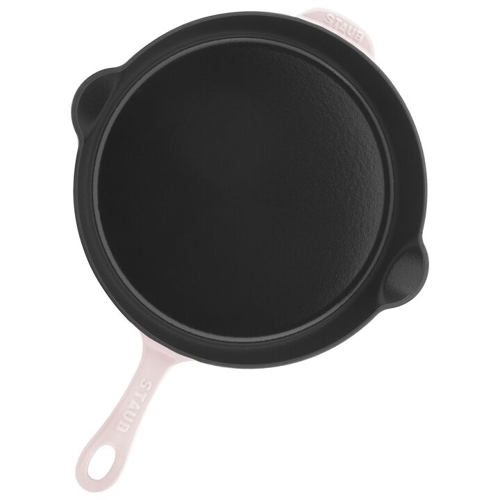 Pans, 22 cm / 8.5 inch cast iron Traditional Deep Frypan, sorbet rose, large 3
