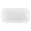 Fresh & Save, Lunch box S, Plastique, semi transparent-Gris, small 4