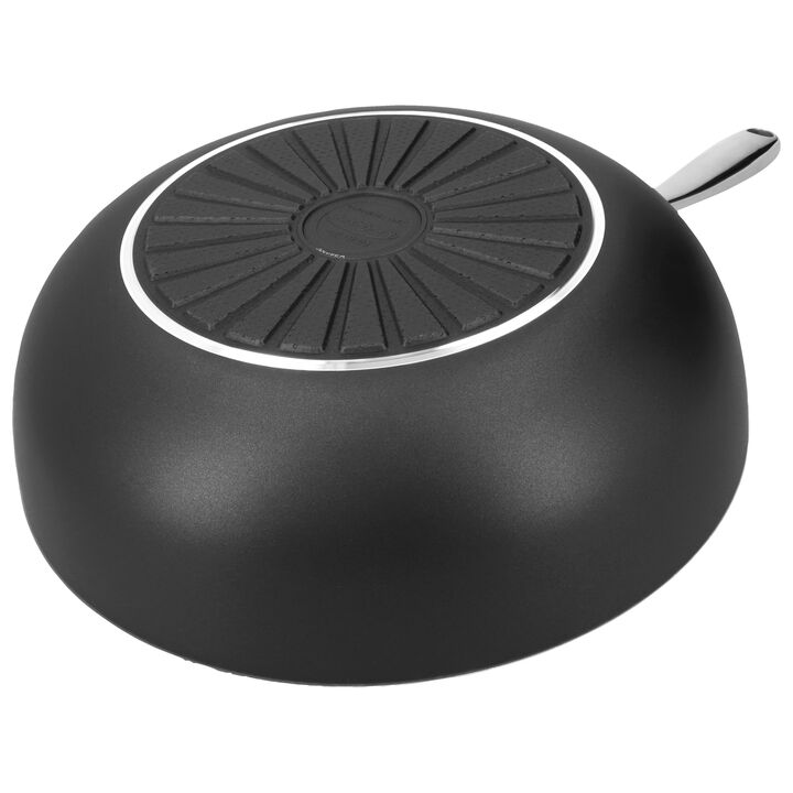 Alu Plus 3, Wok vlakke bodem Duraslide 28 cm, large 2